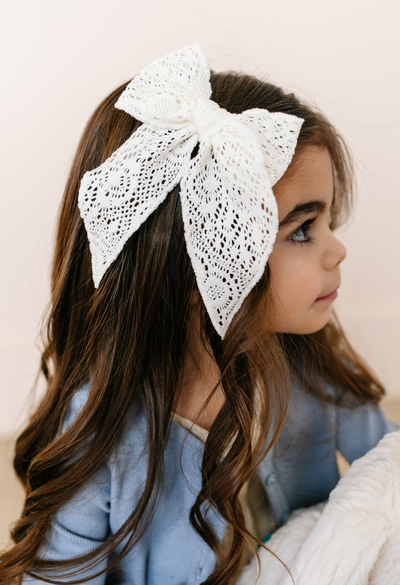 White Spring Crochet Claire