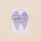 Lavender Stardust Bow Clip
