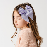 Lavender Stardust Bow Clip