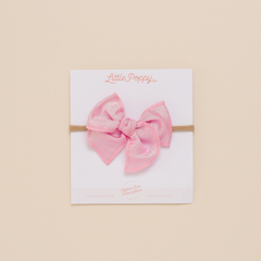 Bubblegum Stardust Headband Bow