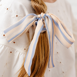 Coastal Chiffon Stripe Emma Scrunchie