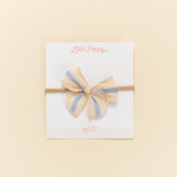 Coastal Chiffon Stripe Headband Bow
