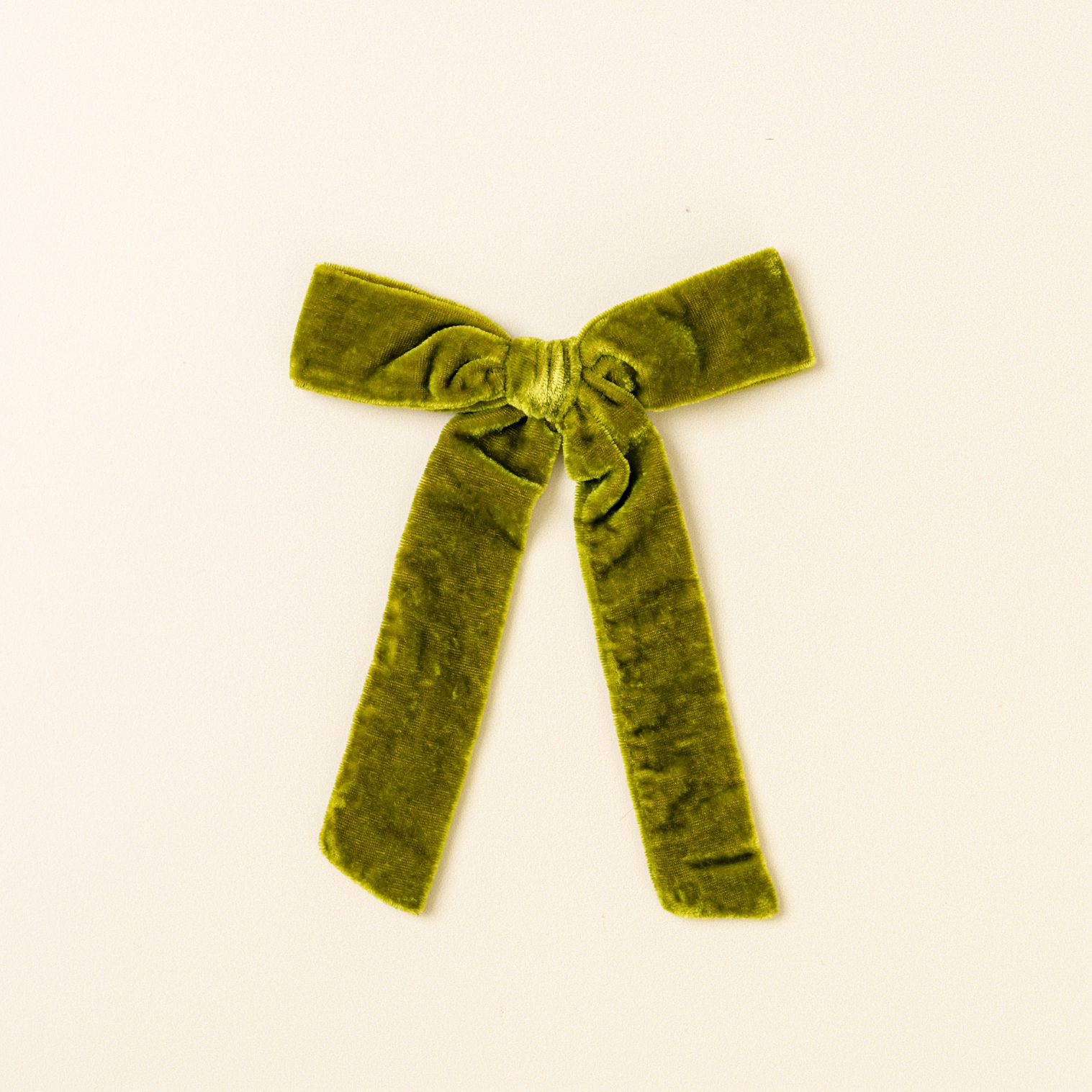 Green Gable Velvet Mama Bow