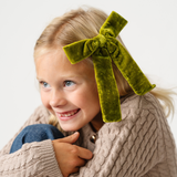 Green Gable Velvet Mama Bow