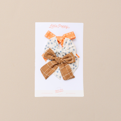 The Sienna Bow Clip Set