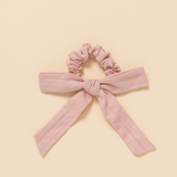 Pastel Pink Stitched Dobby Emma Scrunchie