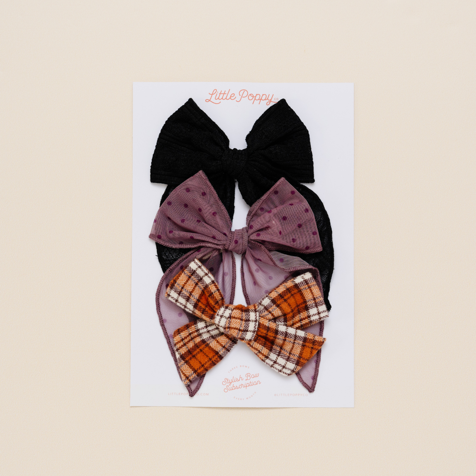The Ginger Bow Clip Set