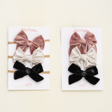 The Celeste Bow Clip Set