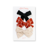 The Hazel Bow Clip Set