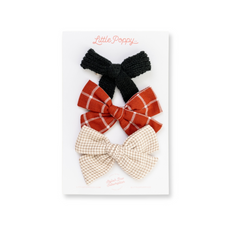 The Hazel Bow Clip Set