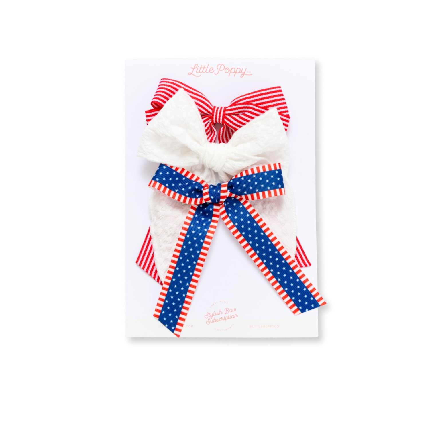The Julia Bow Clip Set