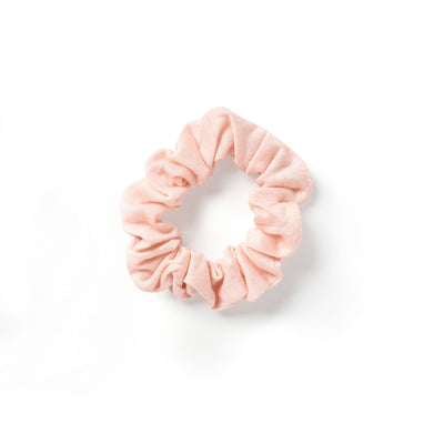 Crepe Pink Jersey Scrunchie